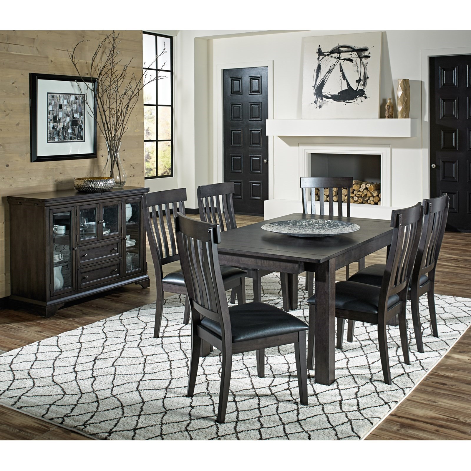 AAmerica Mariposa MRPWG9010x1 MRPWG6201x1 MRPWG265Kx6 Dining Room Group Turk Furniture Dining Room Group